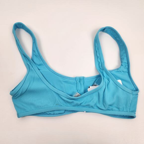 L*Space Robbie Bikini Top in Aqua Blue Size Small NWT - Picture 2 of 4